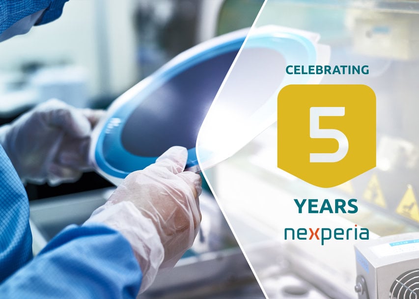 Nexperia marks five years as an independent company as it invests in the future